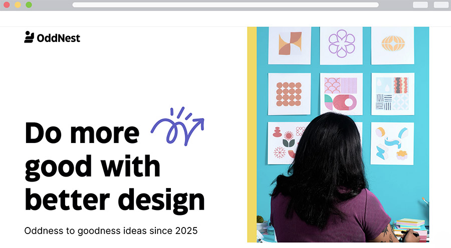Clean website design